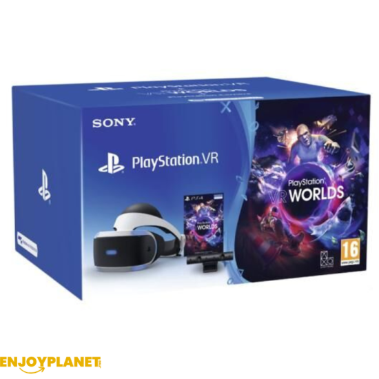 Pack Sony PlayStation VR avec Casque VR + Caméra + VR Worlds (Voucher) 1
