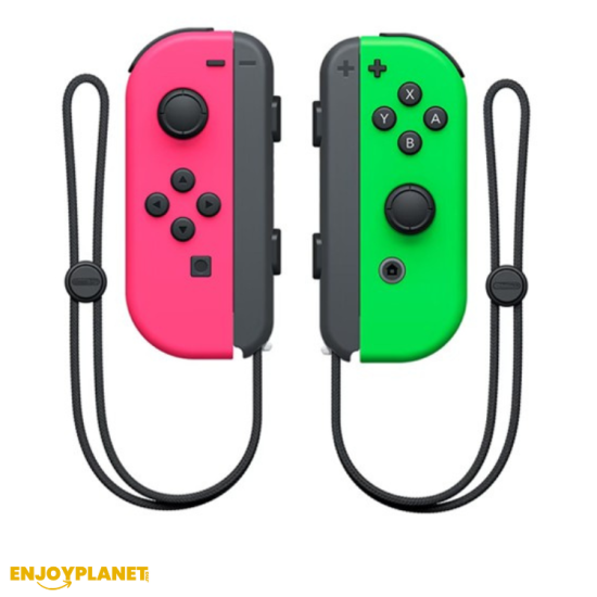 Manettes Nintendo Switch Joy-Con gauche vert néon & droite rose néon | Maroc 2