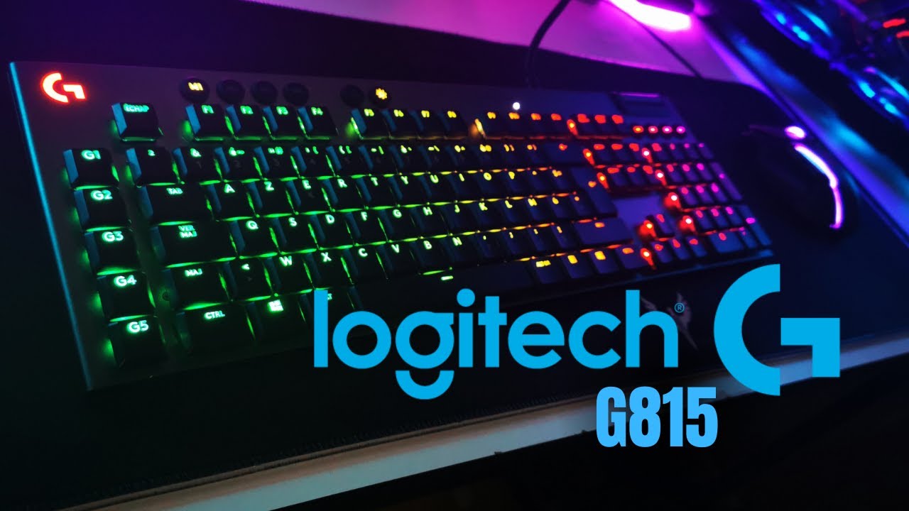 Logitech G815 LIGHTSYNC RVB Clavier Gaming Mécanique, Switch ultra