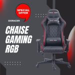 chaise gaming DxRacer Black rgb 2023 prix maroc