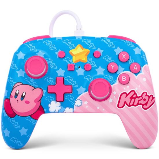 Manette filaire pour Nintendo Switch PowerA Kirby 1