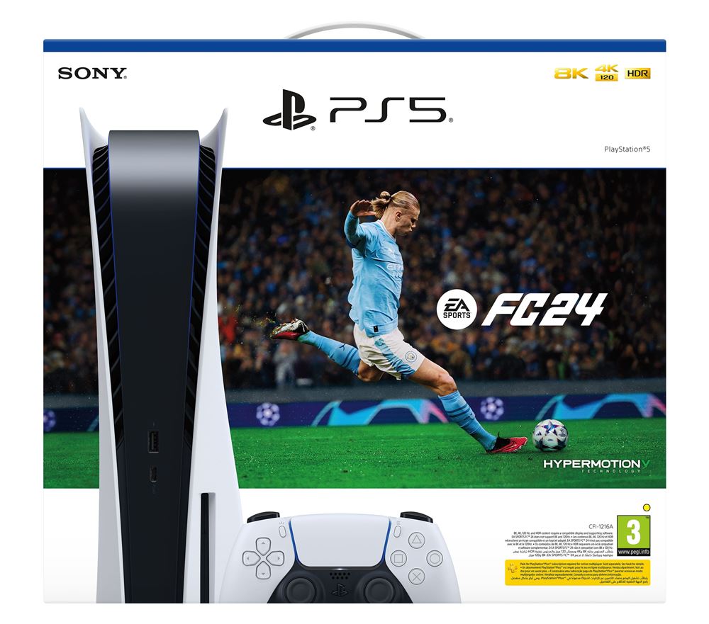 Pack console PS5 Standard + EA Sports FC24 1