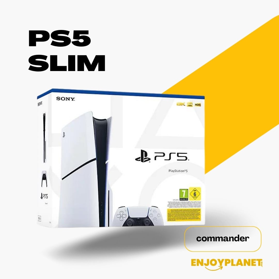 Pack PS5 Slim & EA Sports FC 24 - Console de Jeux Playstation 5 Slim  (Standard) 1 To, Blanc