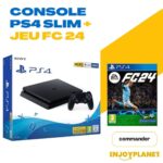 Console PS4 Slim avec Jeu FC 24 Prix Maroc ENJOYPLANET