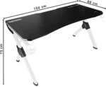 Gaming Table Armadax White