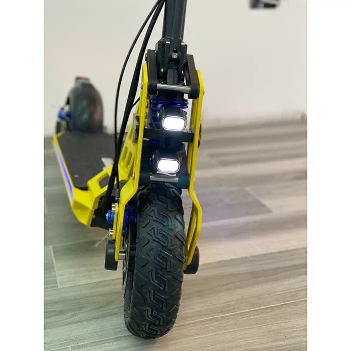 Trottinette-scooter-electrique-maroc-Bison-EcoXtrem-800W-puissante-Jaune-prix-casablanca-Marrakech