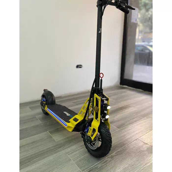 Trottinette-scooter-electrique-maroc-Bison-EcoXtrem-800W-puissante-Jaune-prix-casablanca-rabat-hmizat