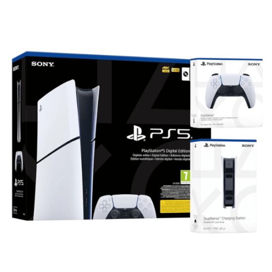 PS5 Slim digital + Charging Station + Manette prix maroc