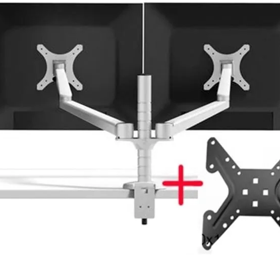 OA-4S Huizhi-Dual Screen Monitor Stand - Prix maroc